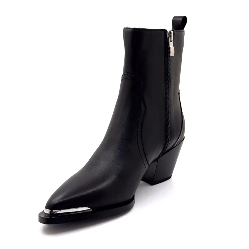 Ivoire GZX2526 Μαύρο Δέρμα Ivoire Chaussures