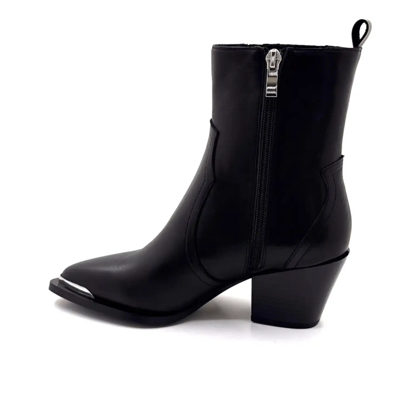 Ivoire GZX2526 Μαύρο Δέρμα Ivoire Chaussures