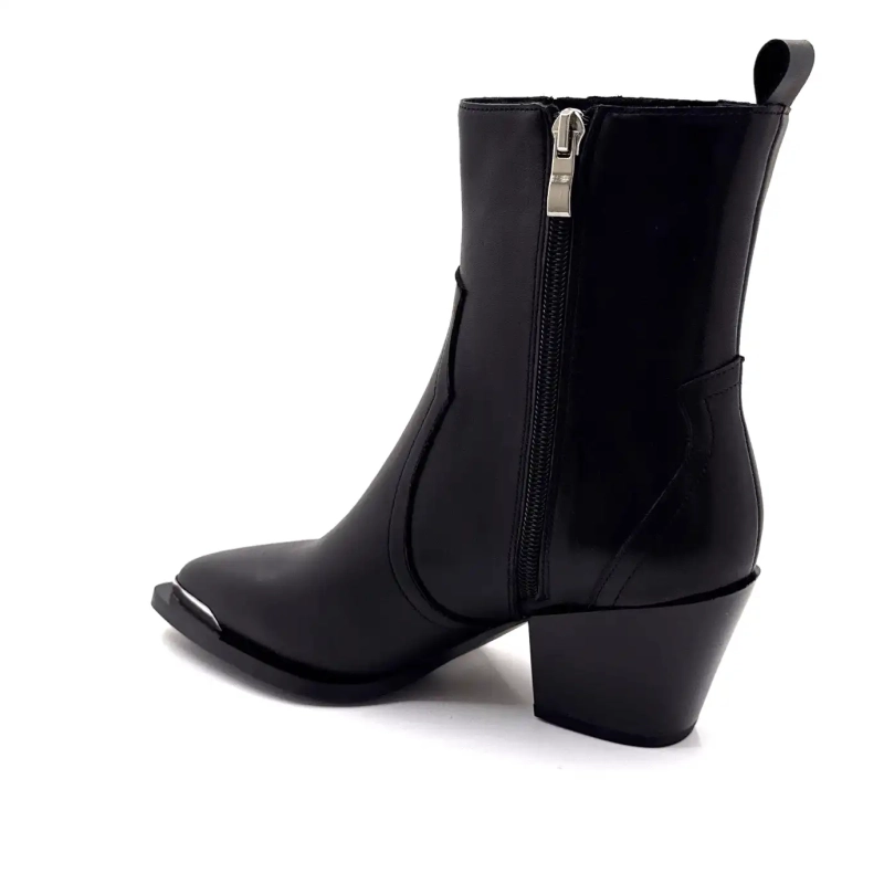 Ivoire GZX2526 Cuir Noir Ivoire Chaussures