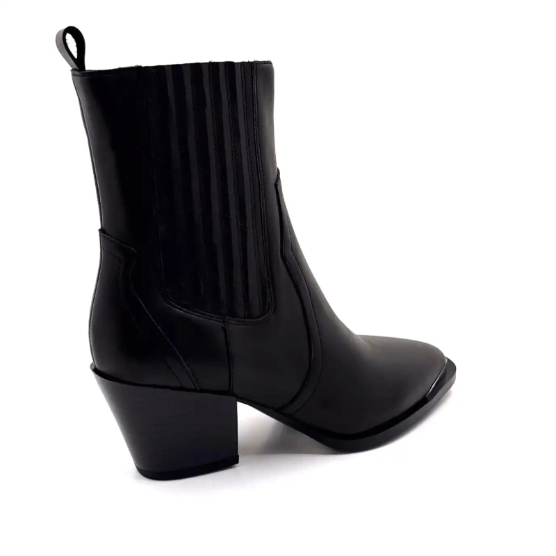 Ivoire GZX2526 Cuir Noir Ivoire Chaussures