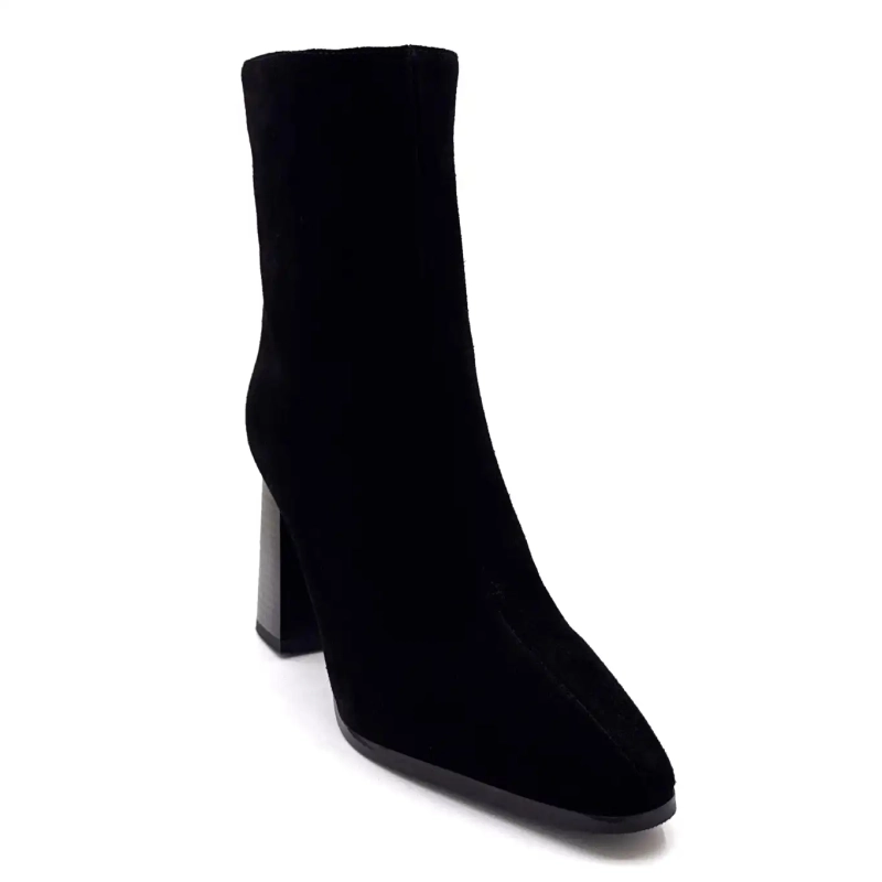 Ivoire JLR2503 Schwarzes Wildleder Ivoire Chaussures