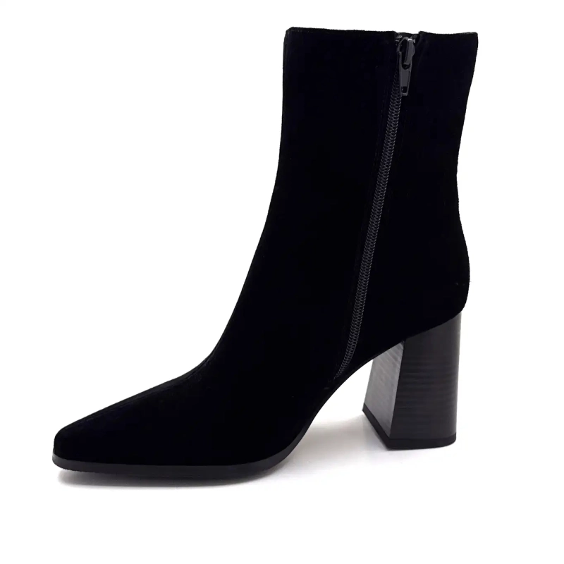 Ivoire JLR2503 Pelle scamosciata nera Ivoire Chaussures