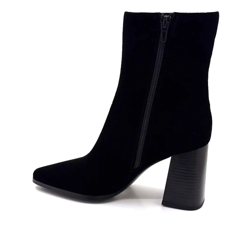 Ivoire JLR2503 Pelle scamosciata nera Ivoire Chaussures