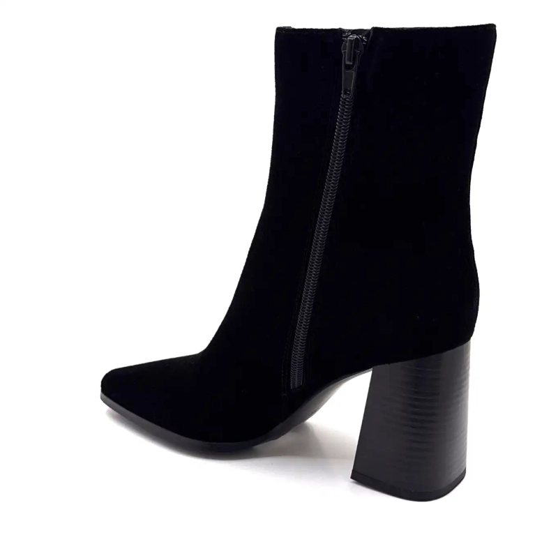 Ivoire JLR2503 Pelle scamosciata nera Ivoire Chaussures