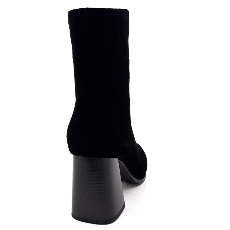 Ivoire JLR2503 Svart semsket skinn Ivoire Chaussures