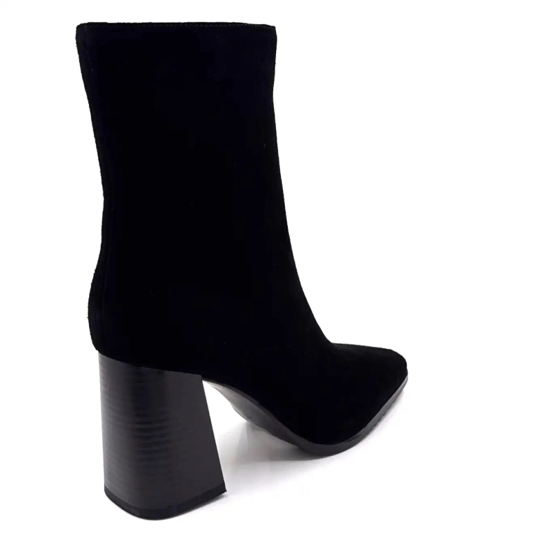 Ivoire JLR2503 Black Suede Ivoire Chaussures