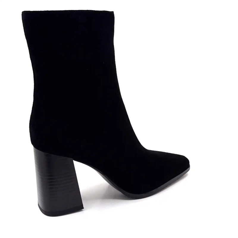 Ivoire JLR2503 Czarny zamsz Ivoire Chaussures