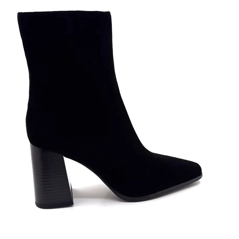 Ivoire JLR2503 Black Suede Ivoire Chaussures