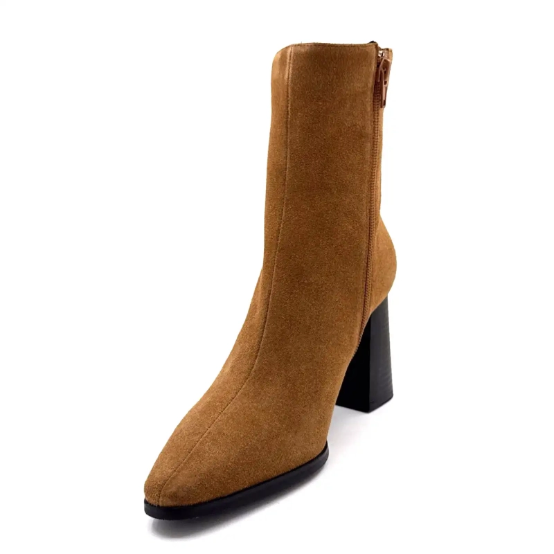 Ivoire JLR2503 Braunes Wildleder Ivoire Chaussures