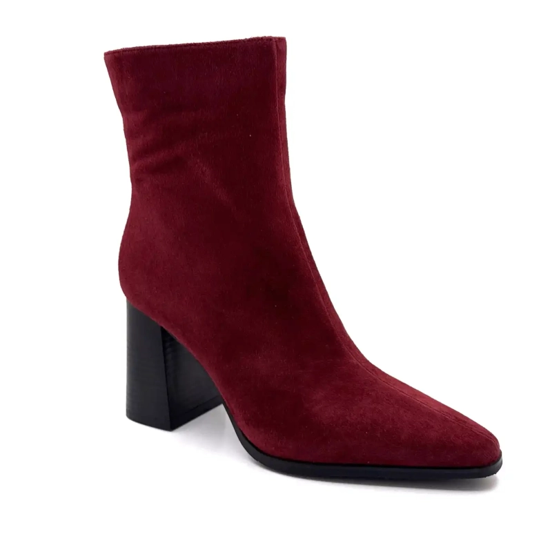 Ivoire JLR2503 Suède Bordeaux Ivoire Chaussures