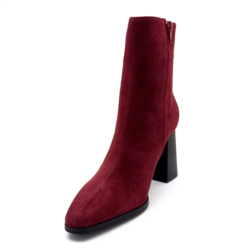 Ivoire JLR2503 Camoscio Bordeaux Ivoire Chaussures