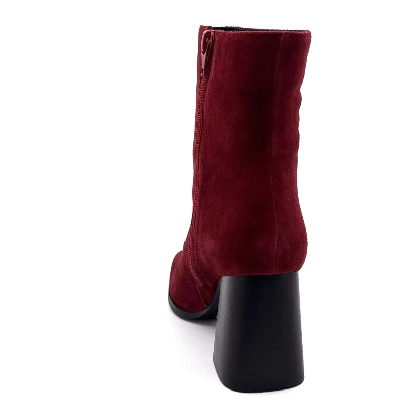 Ivoire JLR2503 Suède Bordeaux Ivoire Chaussures