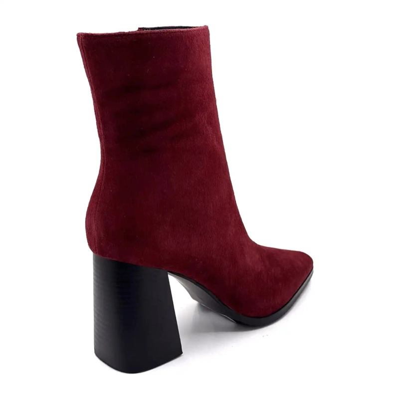 Ivoire JLR2503 Wildleder Bordeaux Ivoire Chaussures