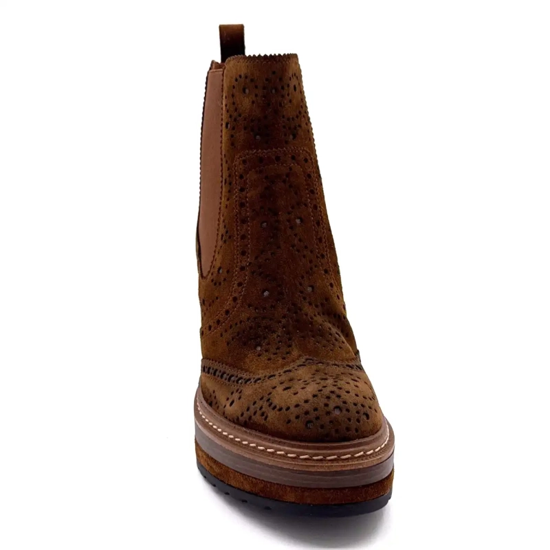 Pons Quintana 10079 Camurça Marrom Ivoire Chaussures