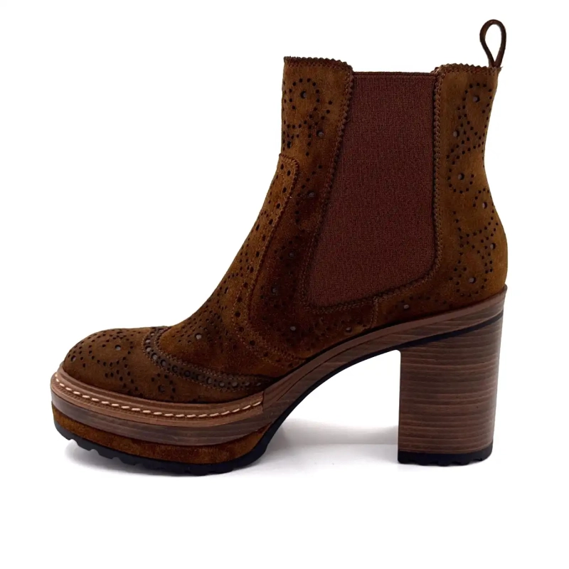 Pons Quintana 10079 Maro Suede Ivoire Chaussures