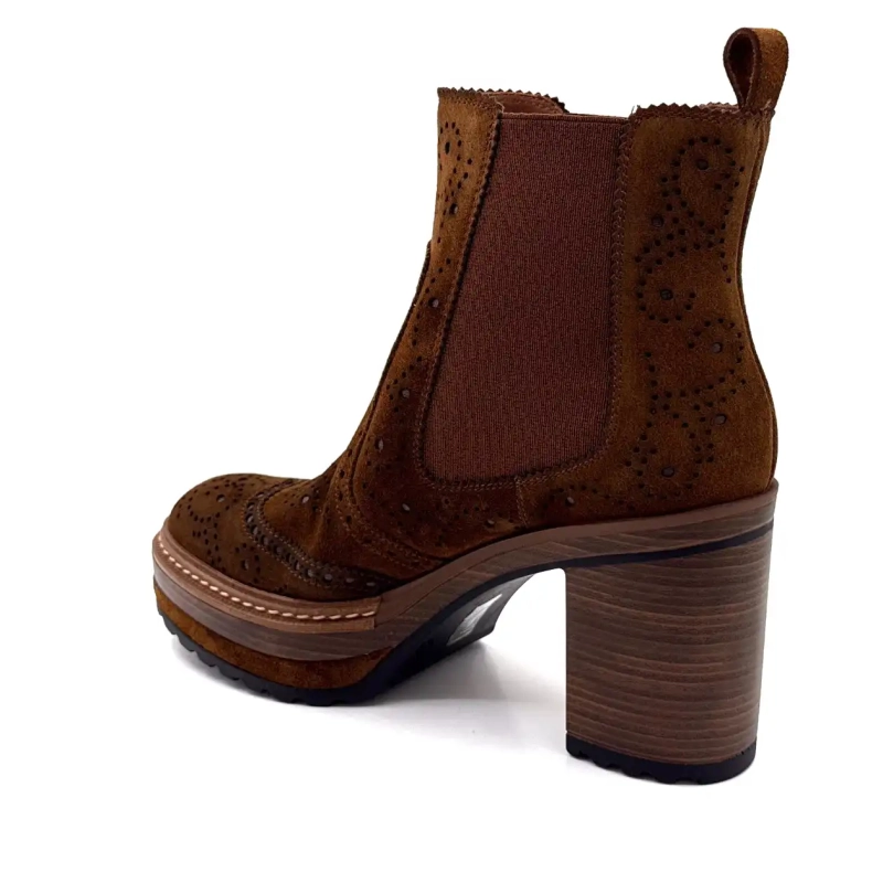 Pons Quintana 10079 Barna velúr Ivoire Chaussures