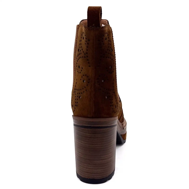 Pons Quintana 10079 Braunes Wildleder Ivoire Chaussures