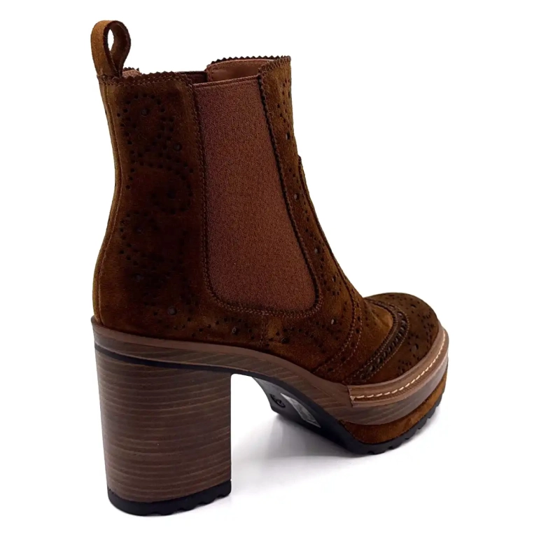 Pons Quintana 10079 Barna velúr Ivoire Chaussures