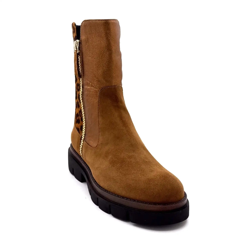 Ivoire 360 Brunt Läder Leo Ivoire Chaussures