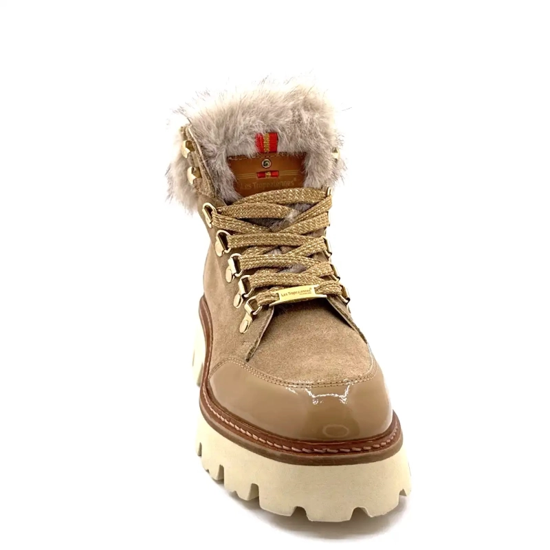 Les Tropéziennes 331142 Zamy Cuero Beige Ivoire Chaussures