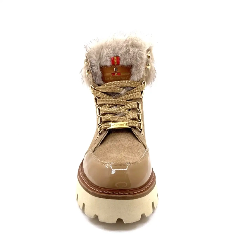 Les Tropéziennes 331142 Zamy Beige Lær Ivoire Chaussures