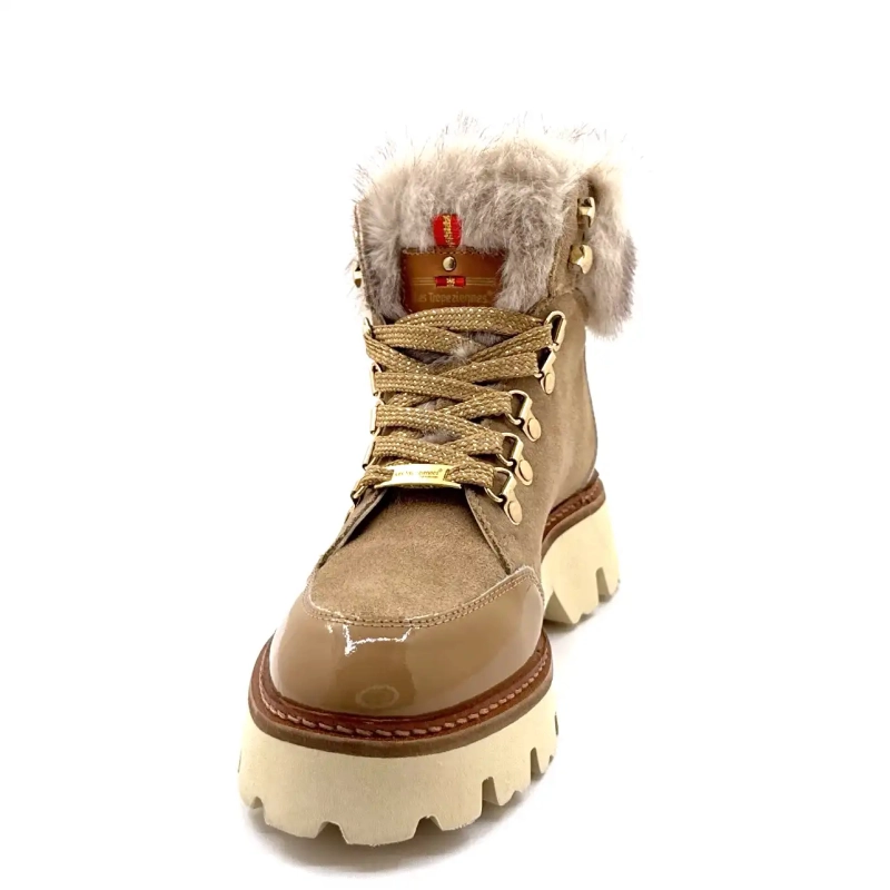 Les Tropéziennes 331142 Zamy Cuir Beige Ivoire Chaussures