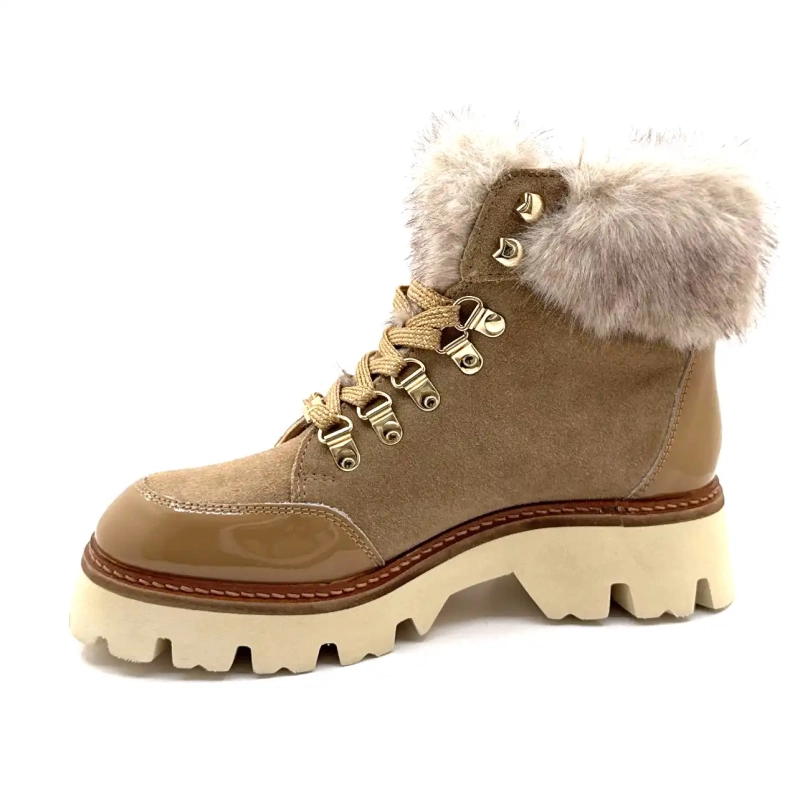 Les Tropéziennes 331142 Zamy Beige Leather Ivoire Chaussures