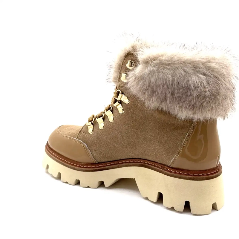 Les Tropéziennes 331142 Zamy beige leer Ivoire Chaussures