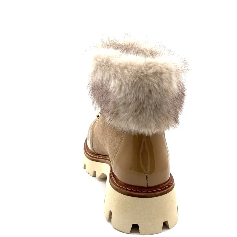 Les Tropéziennes 331142 Zamy Beige Leder Ivoire Chaussures