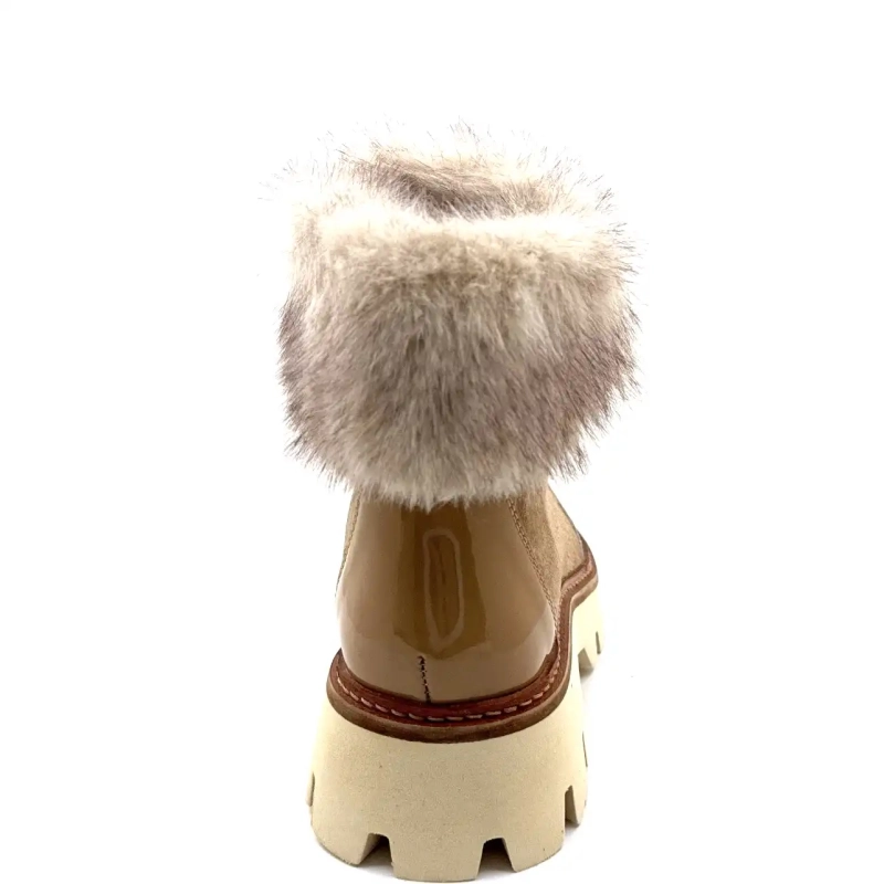 Les Tropéziennes 331142 Zamy Beige Leder Ivoire Chaussures