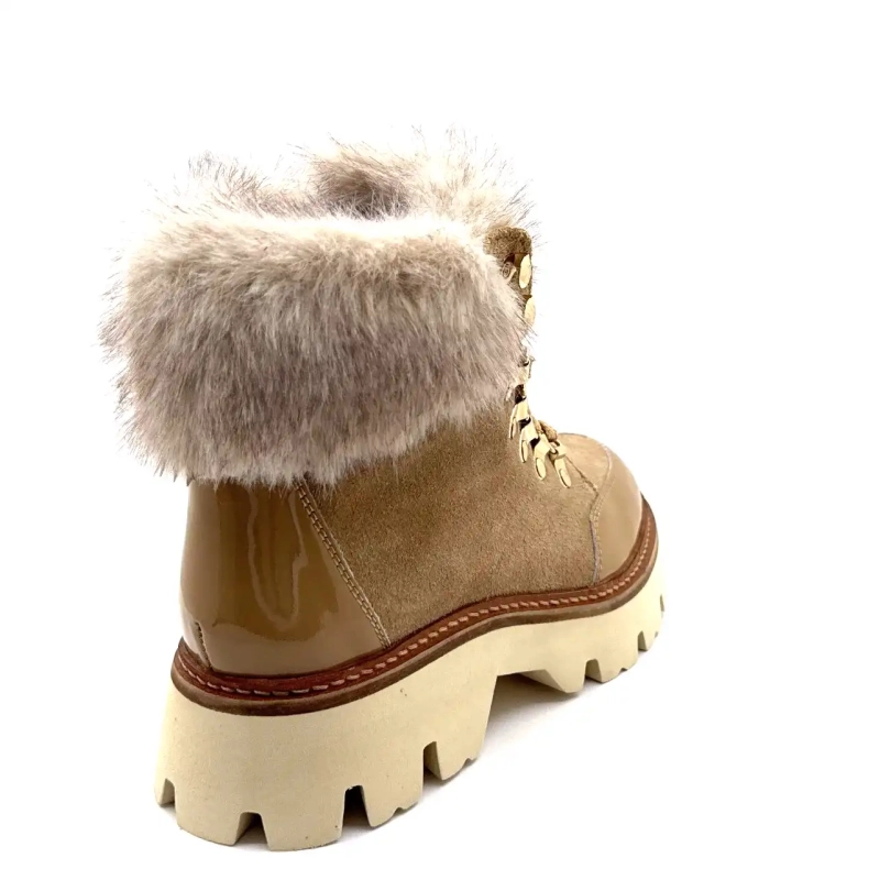 Les Tropéziennes 331142 Zamy Cuir Beige Ivoire Chaussures