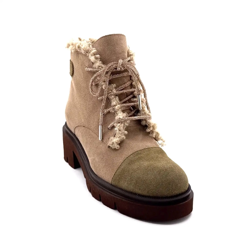 Ivoire g462 Velúr Bézs Khaki Ivoire Chaussures