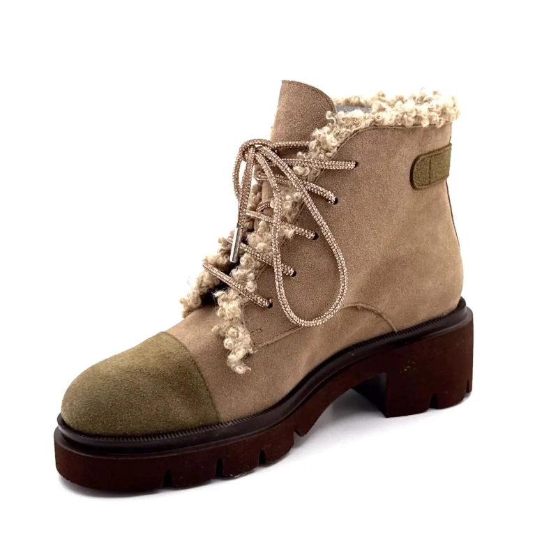 Ivoire g462 Velúr Bézs Khaki Ivoire Chaussures