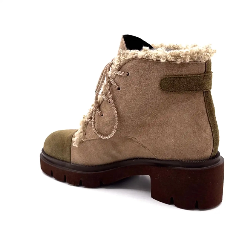 Ivoire g462 Pelle scamosciata Beige Cachi Ivoire Chaussures