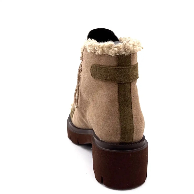 Ivoire g462 Semsket skinn Beige Khaki Ivoire Chaussures