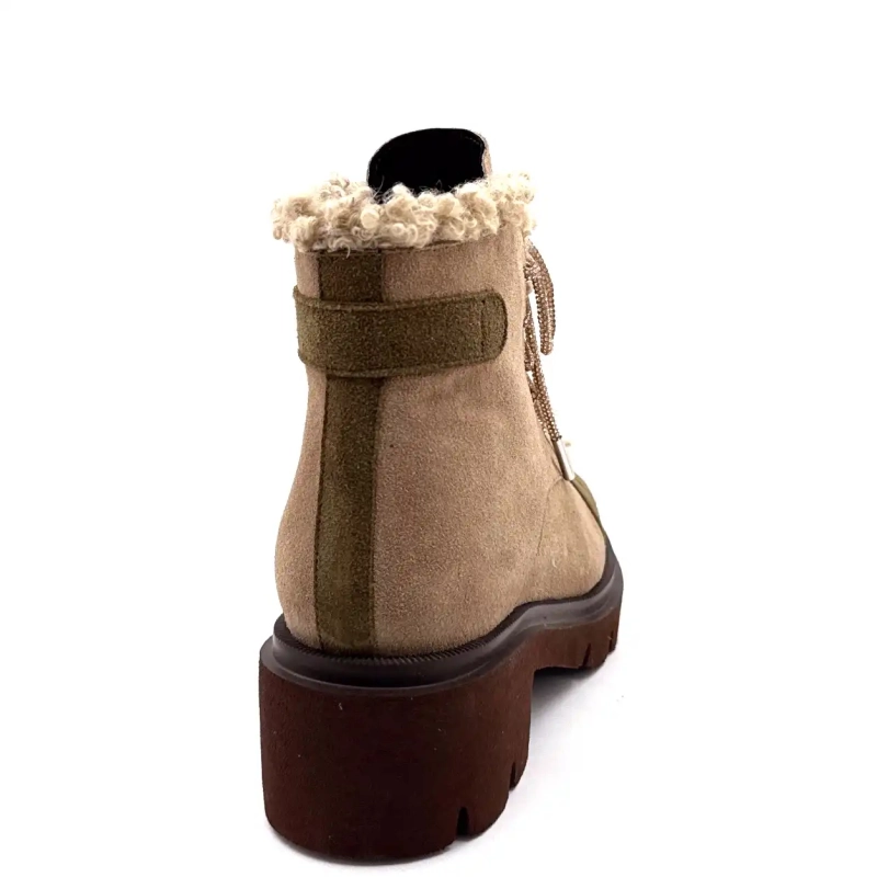 Ivoire g462 Semsket skinn Beige Khaki Ivoire Chaussures