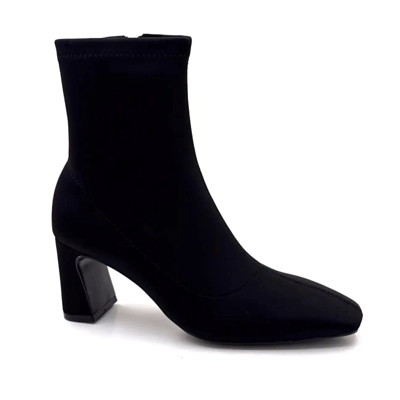 Ivoire 2514-2411 Schwarzes Textil Ivoire Chaussures