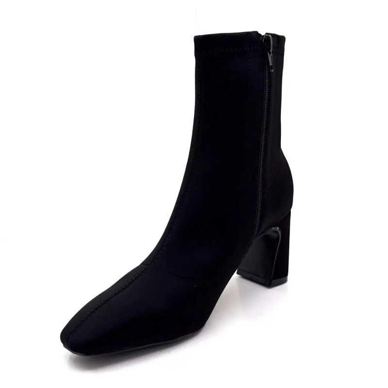 Ivoire 2514-2411 Czarny materiał tekstylny Ivoire Chaussures