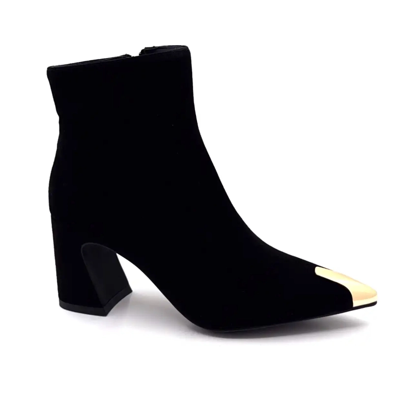 Ivoire 2523 Schwarzes Wildleder Ivoire Chaussures