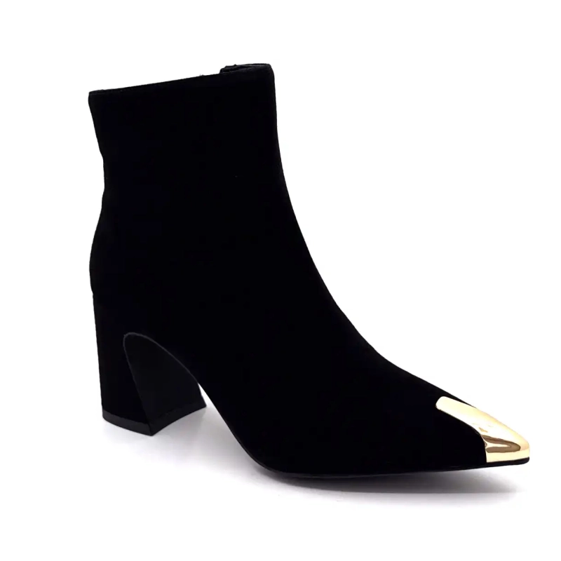 Ivoire 2523 Sort ruskind Ivoire Chaussures