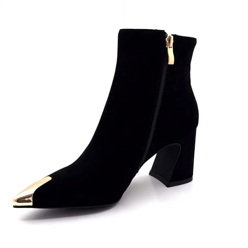 Ivoire 2523 Sort ruskind Ivoire Chaussures