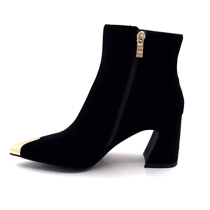 Ivoire 2523 Czarny zamsz Ivoire Chaussures