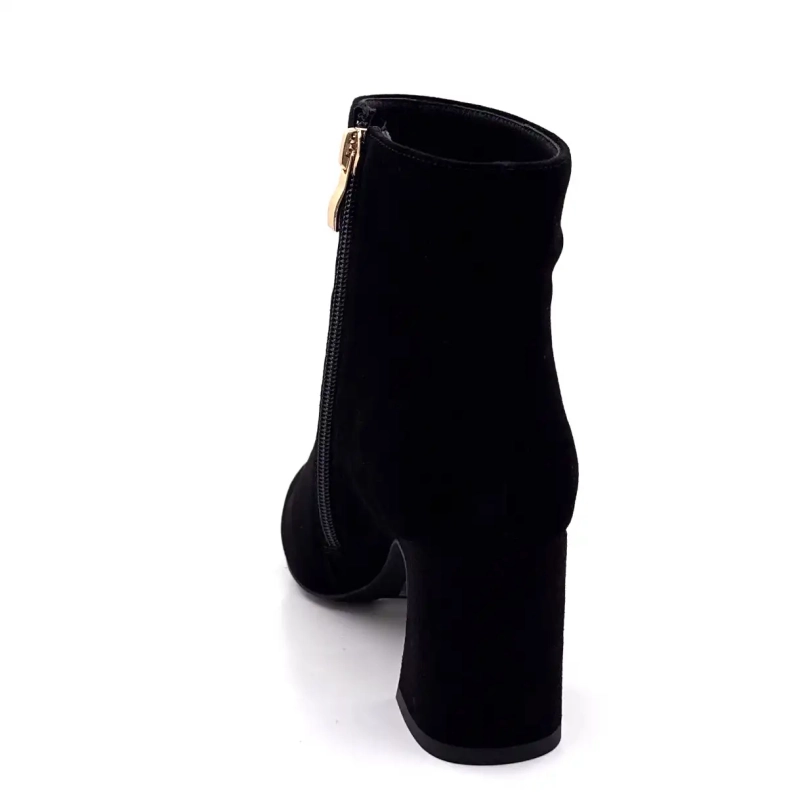 Ivoire 2523 Czarny zamsz Ivoire Chaussures