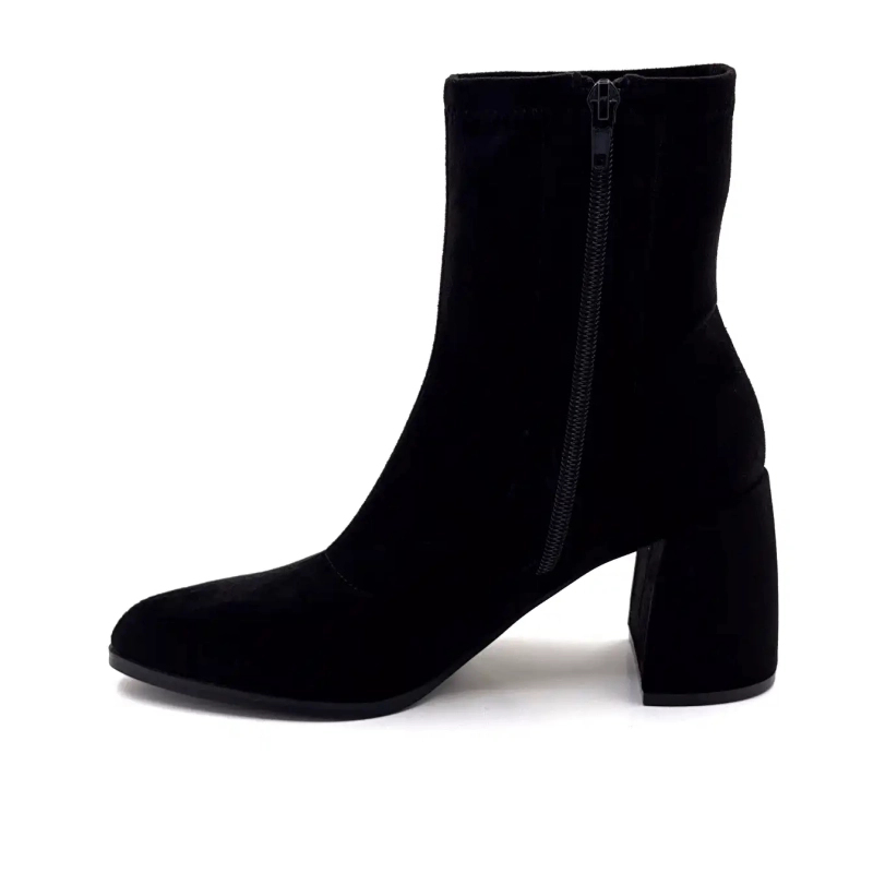 Ivoire Md1400-2501 Czarny zamsz Ivoire Chaussures