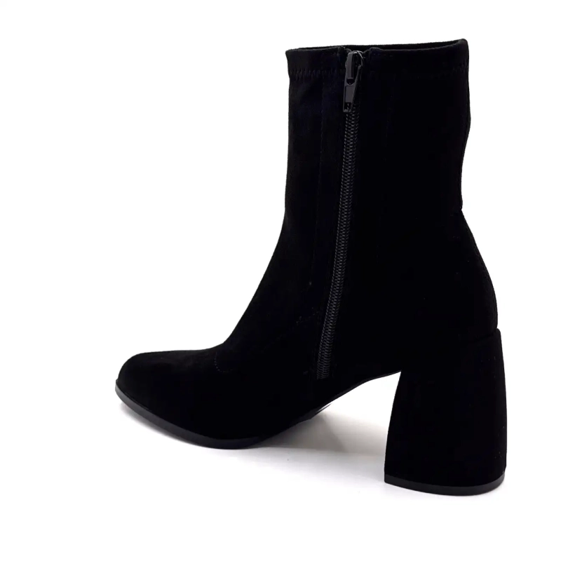 Ivoire Md1400-2501 Svart mocka Ivoire Chaussures