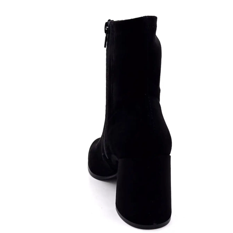 Ivoire Md1400-2501 Pelle scamosciata nera Ivoire Chaussures