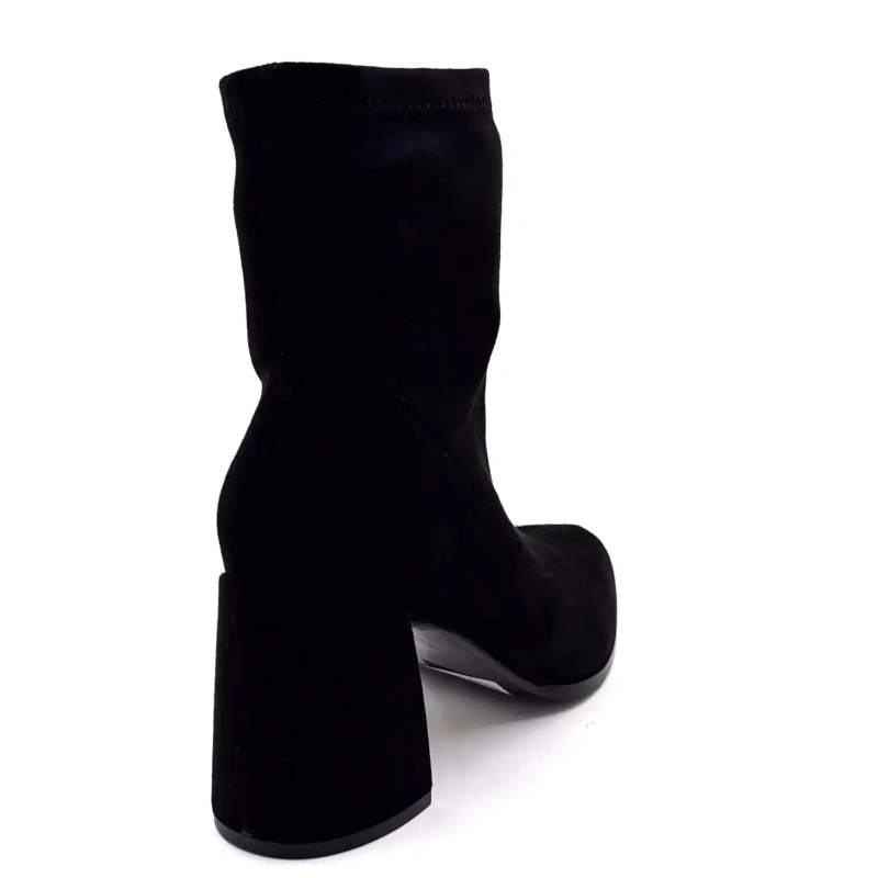 Ivoire Md1400-2501 Sort ruskind Ivoire Chaussures