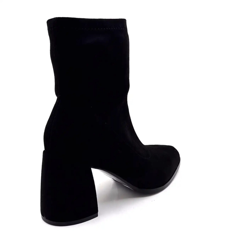 Ivoire Md1400-2501 Svart semsket skinn Ivoire Chaussures