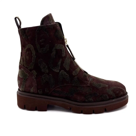 Ivoire 380 Leo Suede Velvet Print Maro Leo Ivoire Chaussures