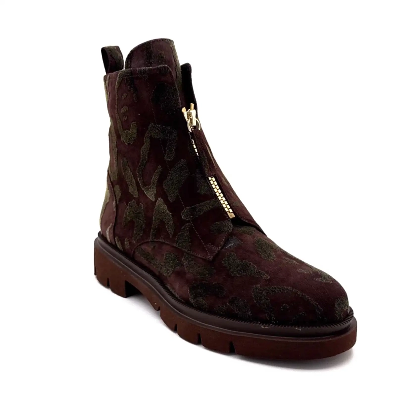 Ivoire 380 Leo Mocka Sammetsmönster Brun Leo Ivoire Chaussures